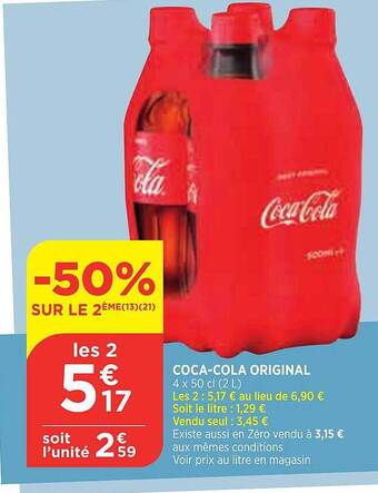 Maximarché Coca-cola Original offre