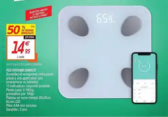 Netto Pèse Personne Connecté offre