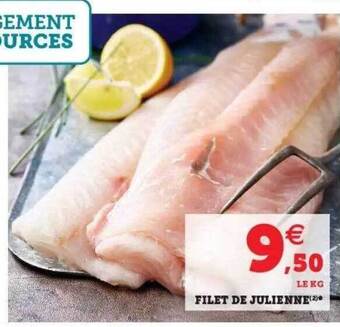 Super U Filet De Julienne offre