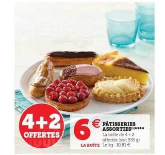 Super U Pâtisseries Assorties offre