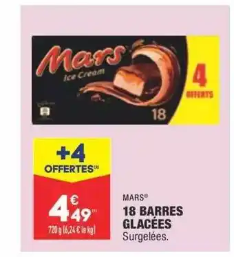 ALDI Mars 18 Barres Glacées offre