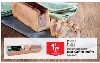 Génération Gourmets Mini Pâté En Croûte