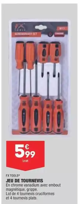 ALDI Fx Tools Jeu De Tournevis offre