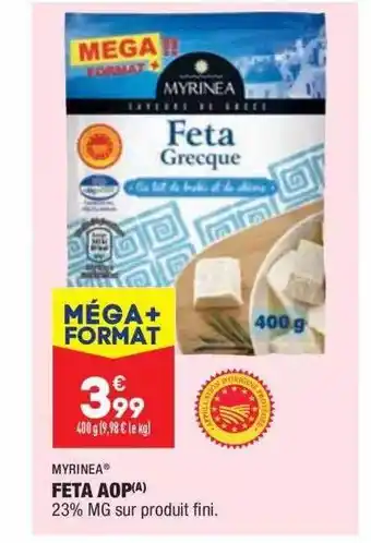 ALDI Myrinea Feta Aop offre