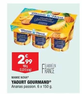 ALDI Mamie Nova Yaourt Gourmand offre