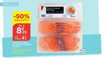 Bi1 Pavés De Saumon Atlantique Surgelés Auchan offre