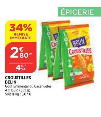 Bi1 Croustilles Belin offre