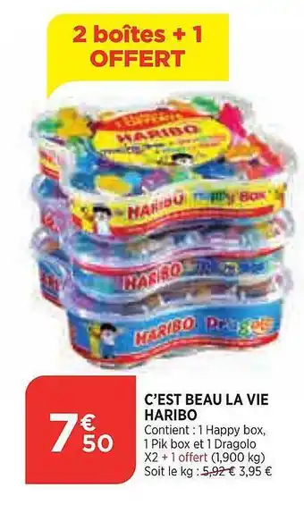 Bi1 C'est Beau La Vie Haribo offre