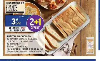 Préfou Au Chorizo