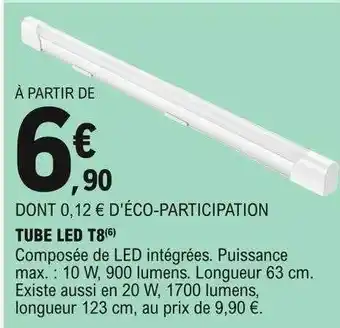 E.Leclerc Tube Led T8 offre