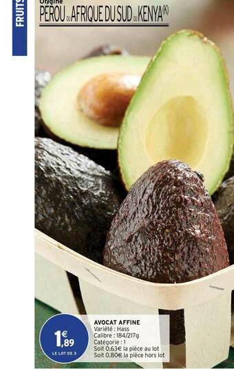 Intermarché Express Avocat Affiné offre