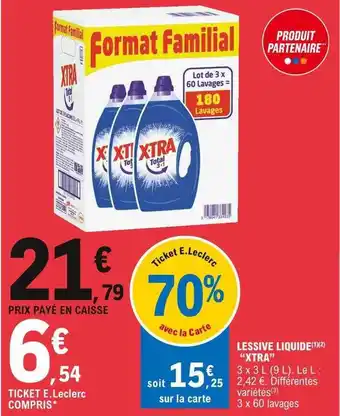 E.Leclerc Lessive Liquide offre