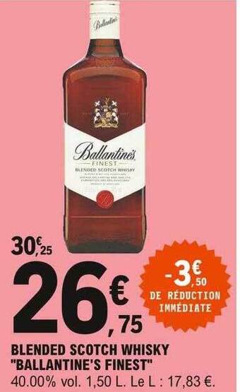 E.Leclerc Blended Scotch Whisky offre