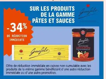 E.Leclerc La Gamme Pâtes Et Sauces Garofalo offre