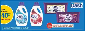 E.Leclerc La Gamme Dash offre