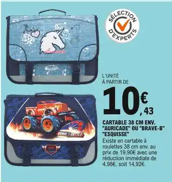E.Leclerc Cartable 38 Cm Env. offre