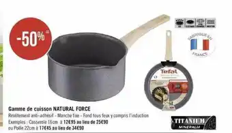 Géant Casino Gamme De Cuisson Natural Force offre