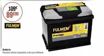 Géant Casino Batterie Fulmen offre