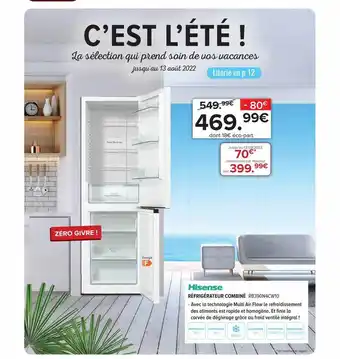 Gitem Hisense Rérigérateur Combiné offre