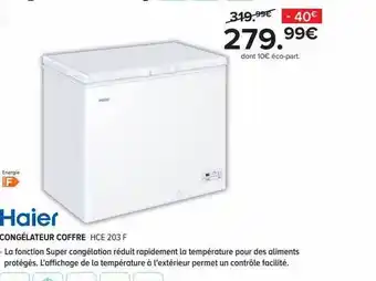 Haier Congélateur Coffre