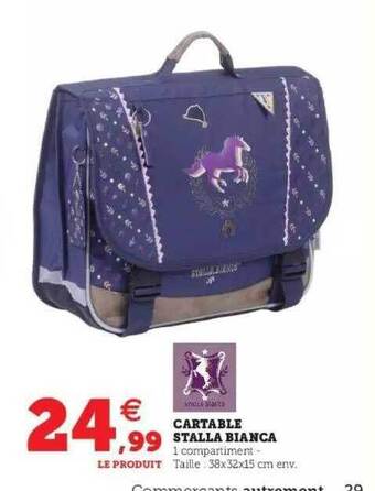 Hyper U Cartable Stalla Bianca offre