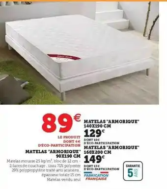 Hyper U Matelas offre