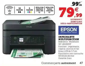 Hyper U Imprimante Multifonction Epson offre