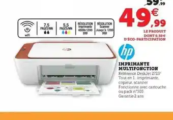 Hyper U Imprimante Multifonction Hp offre