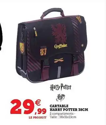 Hyper U Cartable Harry Potter 38 Cm offre