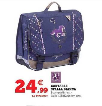 Hyper U Cartable Stalla Bianca offre