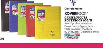 Hyper U Cahier Piqûre Koverbook 90 G-m² offre