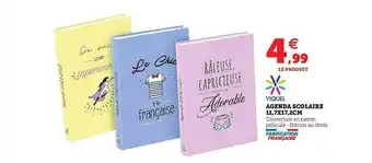 Hyper U Agenda Scolaire 11,5 X 17,2 Cm offre