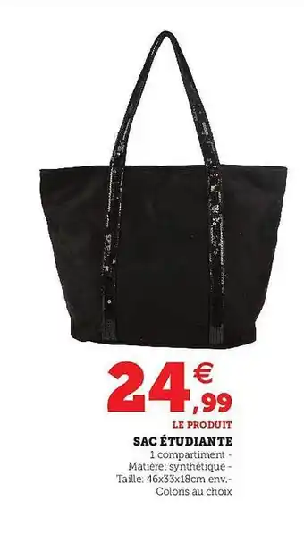 Hyper U Sac étudiante offre