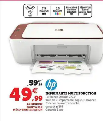 Hyper U Hp Imprimante Multifonction offre