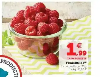 Hyper U Framboise offre