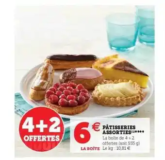 PĂątisseries Assorties 4+2 Offertes