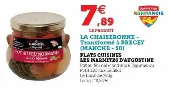 Hyper U Plats Cuisines Les Marmites D'augustine offre