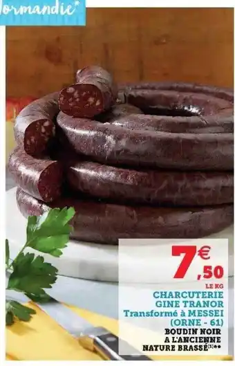 Hyper U Boudin Noir à L'ancienne Nature Brassé offre