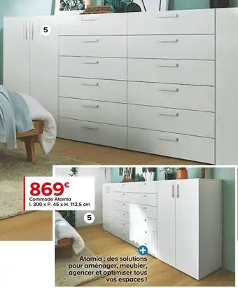 Castorama Rangement modulable atomia offre