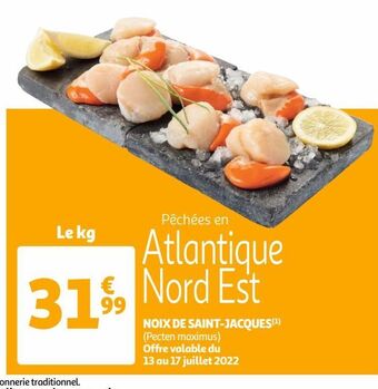 Auchan Supermarché Noix de saint-jacques offre