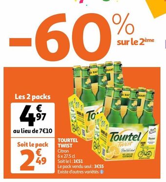 Auchan Supermarché Tourtel twist offre