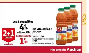 Jus Vitaminé A Ce Auchan