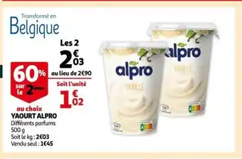 Yaourt Alpro