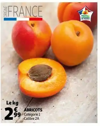 Auchan Abricots offre