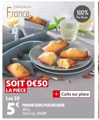 Auchan Financiers Pur Beurre offre