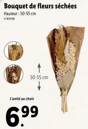 Lidl Bouquet de fleurs séchées offre