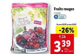Fruits rouges