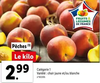 Lidl Pêches offre