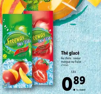 Lidl Freeway thé glacé offre