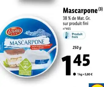 Lovilio mascarpone